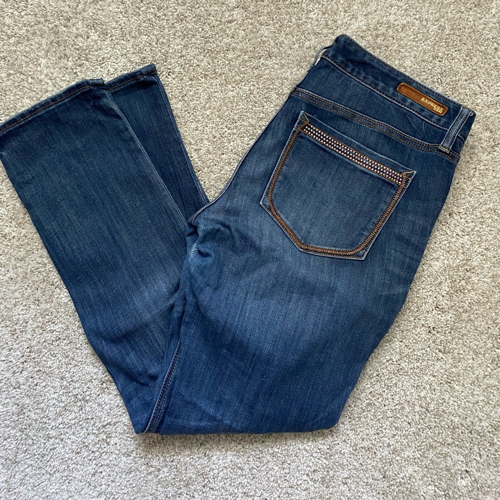 Express Stella Low Rise Ankle Skinny Jeans Size 12